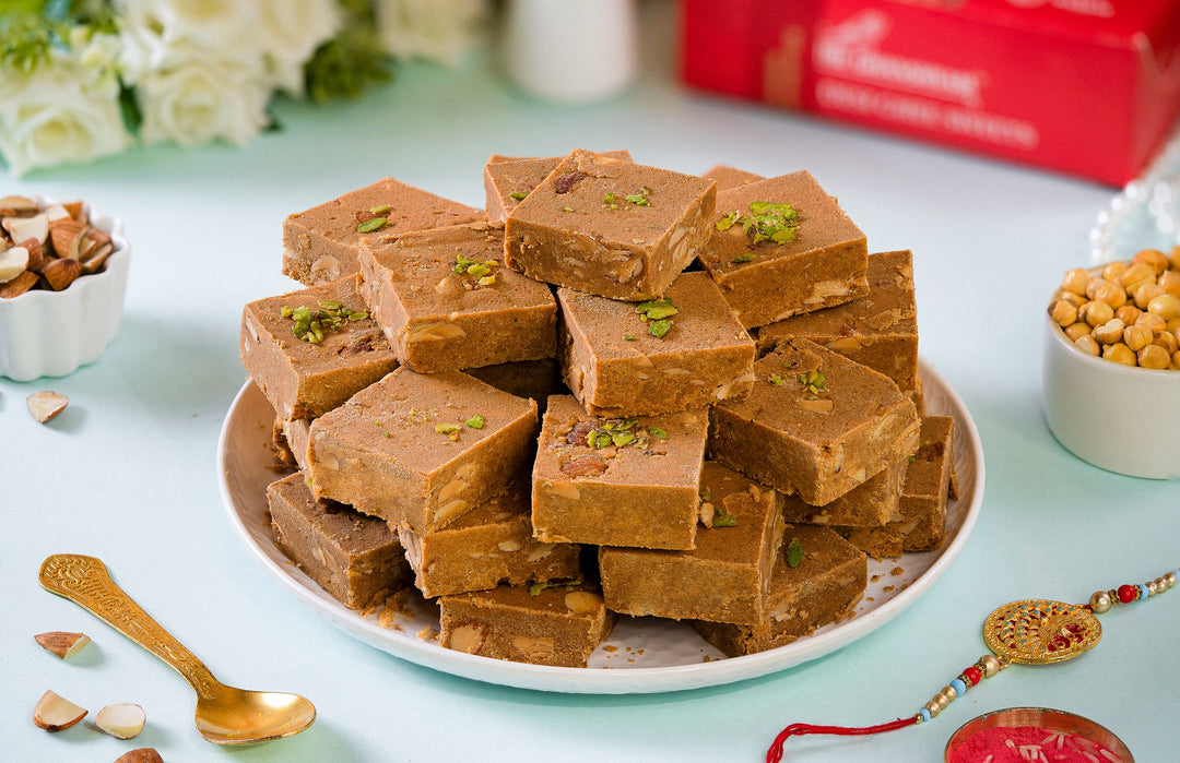 Roasted Chana Burfi